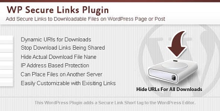 افزونه حفاظت از لینک ها در وردپرس WP Secure Links نسخه 1.1