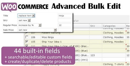 ویرایش گروهی محصولات ووکامرس با افزونه Advanced Bulk Edit نسخه 3.8.1