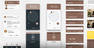 ui kit متریال دیزاین
