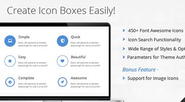 افزونه جعبه آیکون Icon Box برای صفحه ساز WPBakery وردپرس نسخه 1.5.1