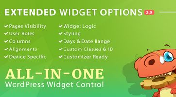 افزونه مدیریت ابزارک ها Widget Options وردپرس نسخه 5.0.1