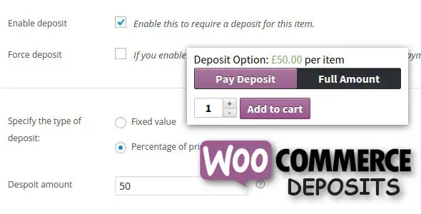 افزونه فروش اقساطی محصولات ووکامرس WooCommerce Deposits نسخه 4.1.10