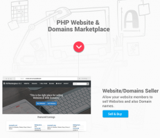 اسکریپت فروش دامنه و سایت PHP Website and Domains Marketplace نسخه 1.6.1