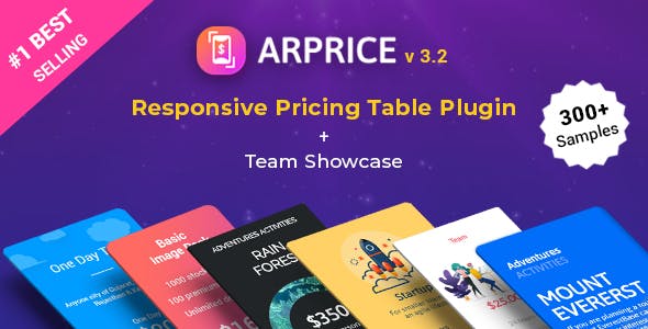 ویژگی های افزونه جدول قیمت گذاری ARPrice وردپرس نسخه 3.8.1