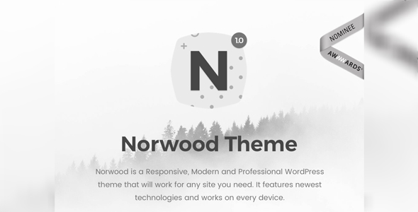 قالب نمونه کار مینیمال وردپرس Norwood نسخه 1.2.1