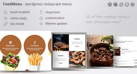 افزونه ایجاد منو رستوران FoodMenu وردپرس نسخه 1.20