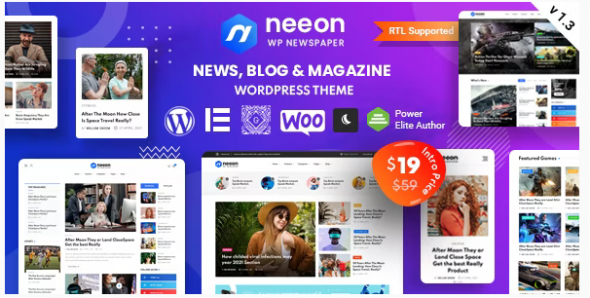 قالب مجله خبری Neeon وردپرس نسخه 1.3
