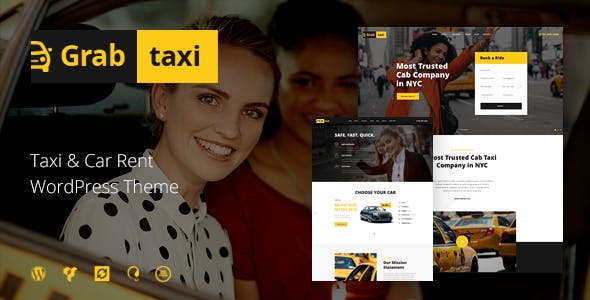 قالب تاکسی انلاین وردپرس Grab Taxi نسخه 1.2.5