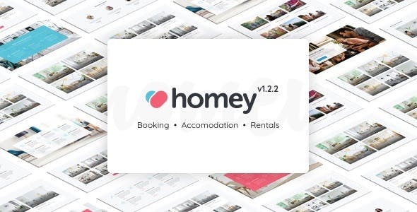 قالب رزرو و اجاره وردپرس Homey نسخه 2.1.1
