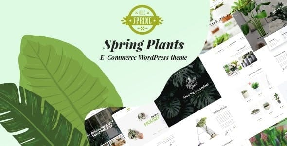 قالب باغبانی و گیاهان آپارتمانی وردپرس Spring Plants نسخه 3.0