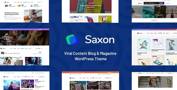 قالب وبلاگ و مجله محتوا وردپرس Saxon نسخه 1.8.3
