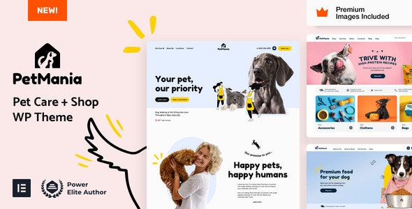 قالب فروشگاهی و مراقبت از حیوانات خانگی  PetMania نسخه 1.5
