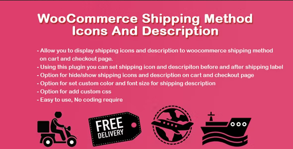 افزونه WooCommerce Shipping Icons And Description نسخه 1.1.6