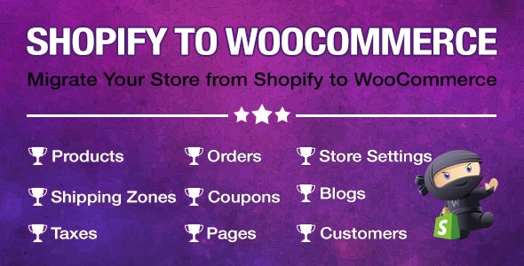 افزونه فروشگاهی Import Shopify to WooCommerce نسخه 1.2.2