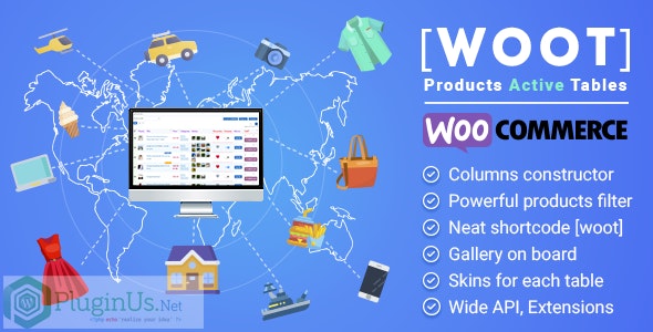 افزونه جداول محصولات ووکامرس WOOT نسخه 2.0.6