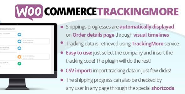 افزونه پیگیری سفارشات ووکامرس WooCommerce TrackingMore نسخه 4.3