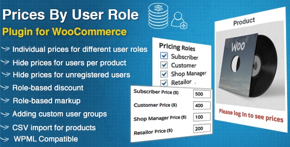 افزونه قیمت براساس نقش کاربر ووکامرس Prices By User Role نسخه 5.2.1