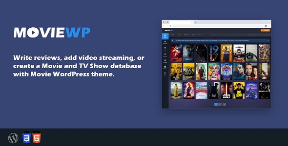قالب فیلم MovieWP وردپرس نسخه 3.8.8
