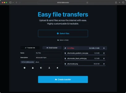 اسکریپت 66transfer ابزار انتقال فایل با PHP نسخه 28.0.0